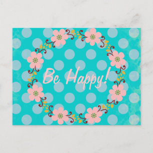 Be Happy Postcard