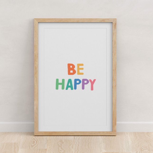 Be Happy Poster (Creator Uploaded)