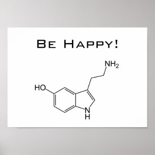 Be Happy! Serotonin Poster