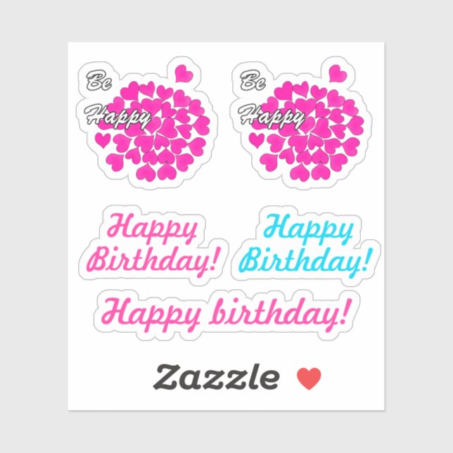 Be happy!, typography, wish, heart, wedding, love, (Sheet)