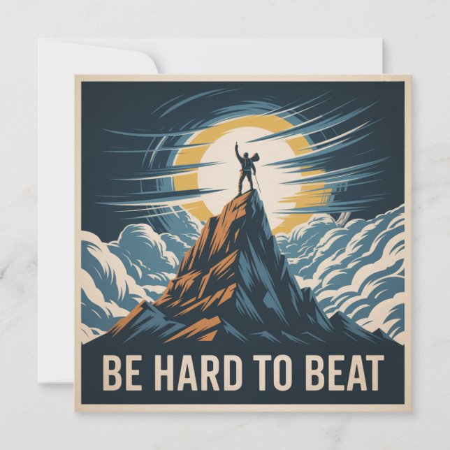 Be Hard To Beat Invitation (Front)