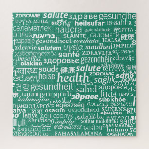 Be Healthy - Health - Multi Language International Jigsaw Puzzle