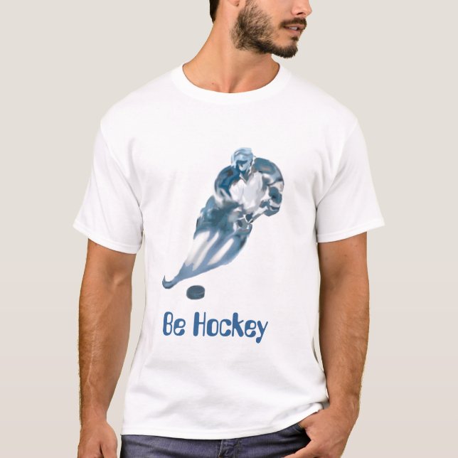 Be Hockey (blue) T-Shirt (Front)