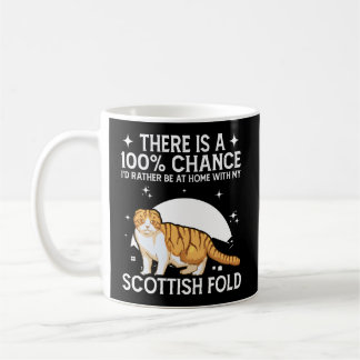 Be Home With My Scottish Fold Cat Coffee Mug