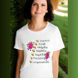 Be Honest, Kind, Faithful, Compassionate T-Shirt