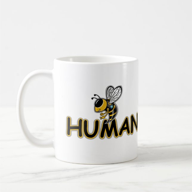 BE HUMAN COFFEE MUG (Left)