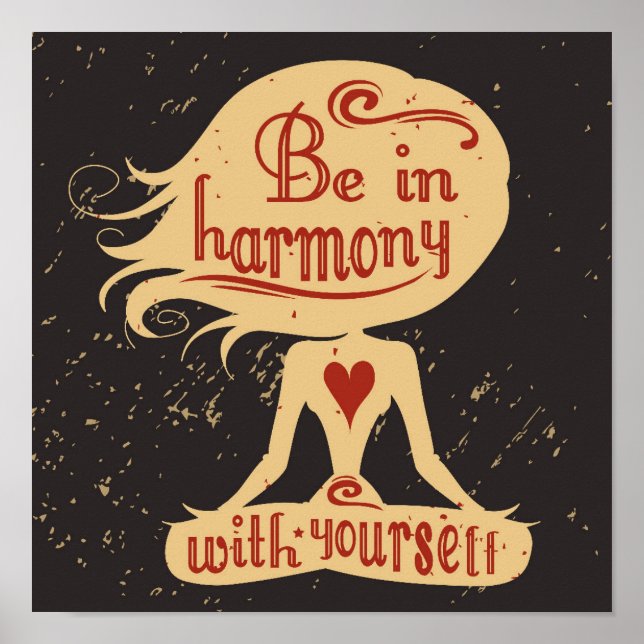 Be In Harmony With Yourself 2 Poster (Front)