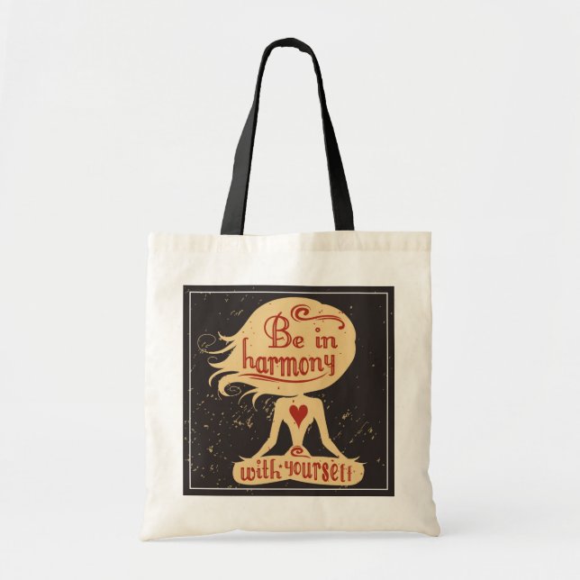Be In Harmony With Yourself 2 Tote Bag (Front)