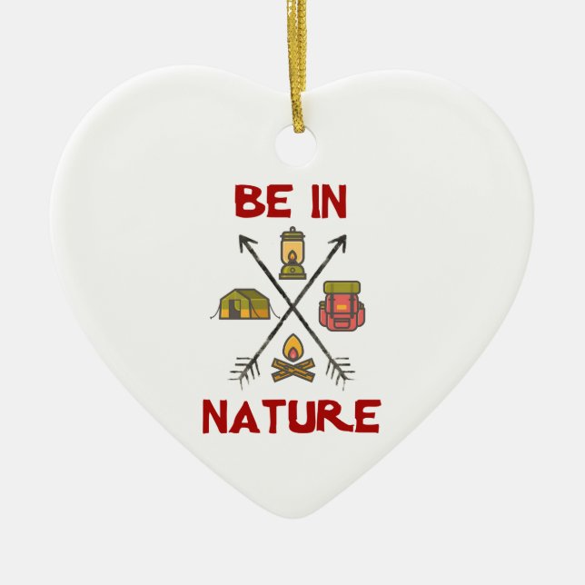 Be In Nature Ceramic Tree Decoration (Front)