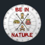 Be In Nature Dartboard<br><div class="desc">Outside is always better than inside. Get out there and enjoy the great outdoors!</div>