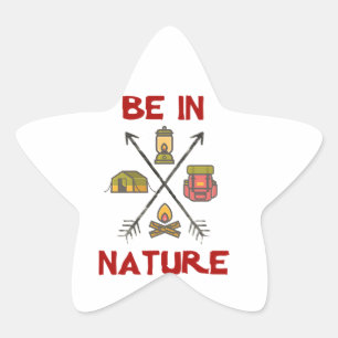 Be In Nature Star Sticker