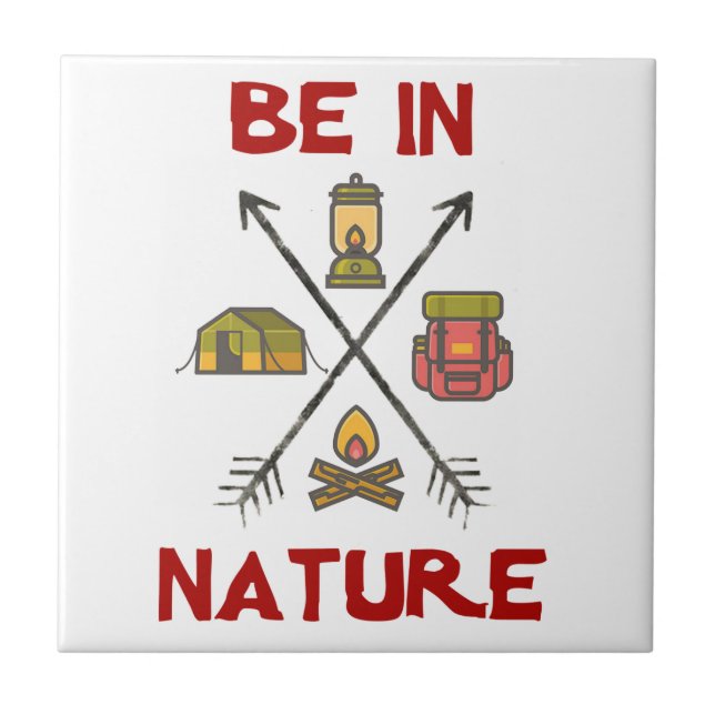 Be In Nature Tile (Front)