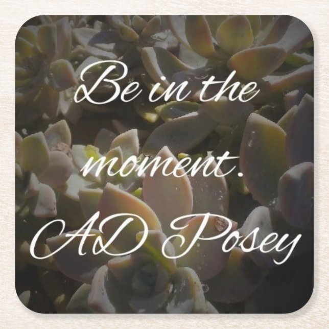 Be In The Moment Coaster (Front)