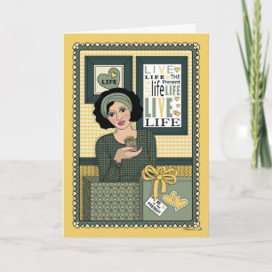 Be in the Present_C_Greeting Card