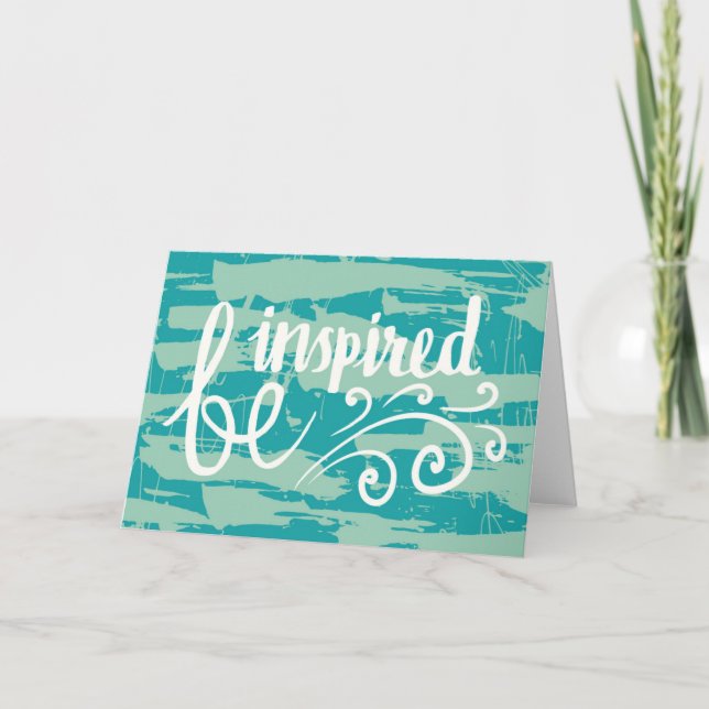 Be Inspired Card (Front)