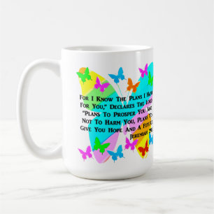 BE INSPIRED JEREMIAH 29:11 COFFEE MUG