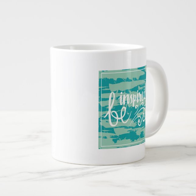 Be Inspired Large Coffee Mug (Front Right)