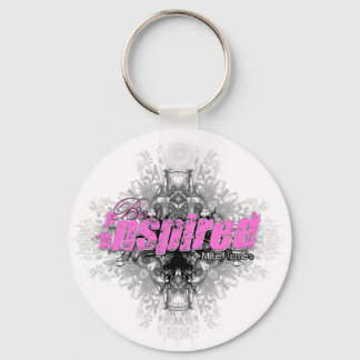 Be Inspired Pink Keychain