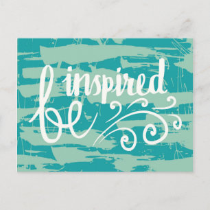 Be Inspired Postcard