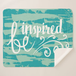 Be Inspired Sherpa Blanket