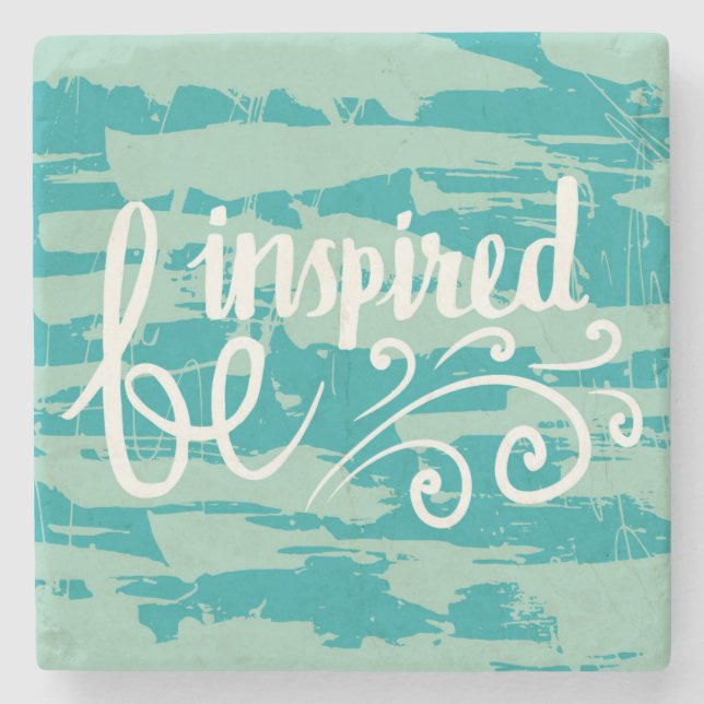Be Inspired Stone Coaster (Front)