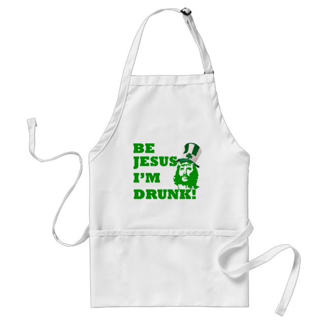 Be Jesus i'm drunk Standard Apron (Front)
