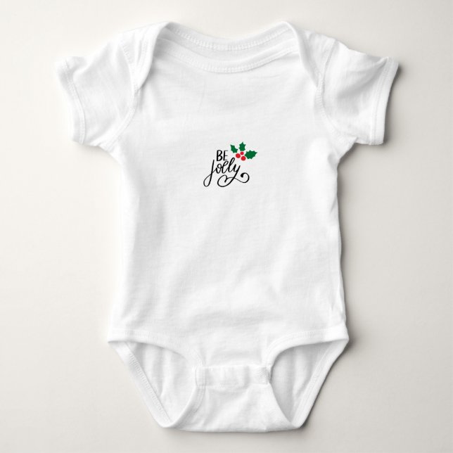 Be jolly baby bodysuit (Front)