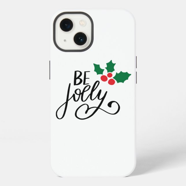 Be jolly  iPhone case (Back)