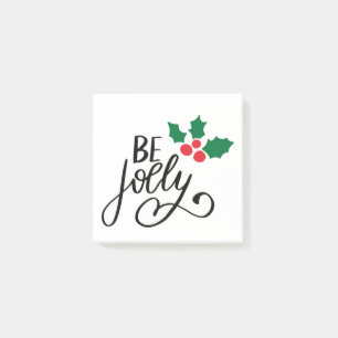 Be jolly post-it notes