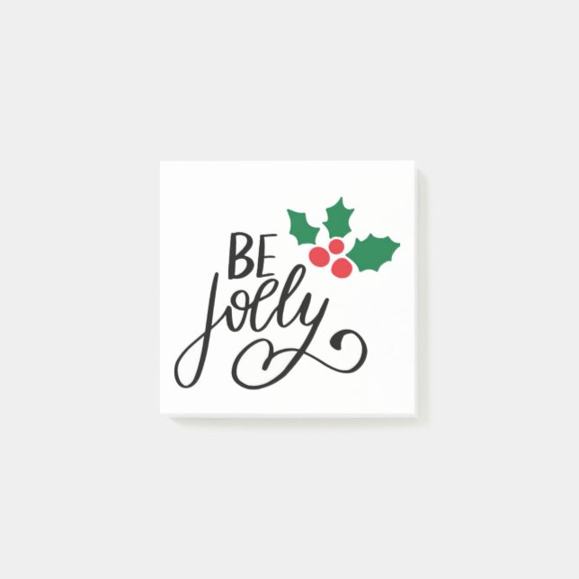 Be jolly post-it notes (Front)