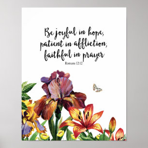 Be Joyful in Hope,Patient in Affliction, Faithful Poster