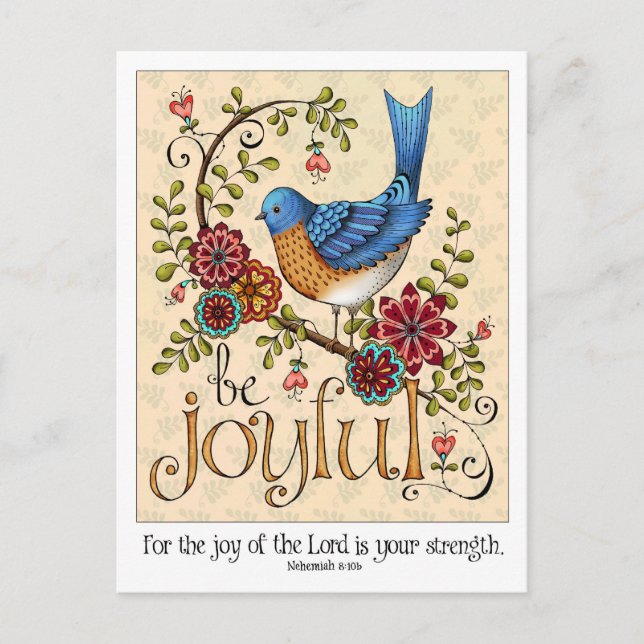 Be Joyful - Postcard (Front)