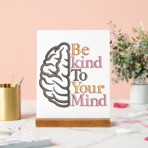 Be Kind Acrylic Sign