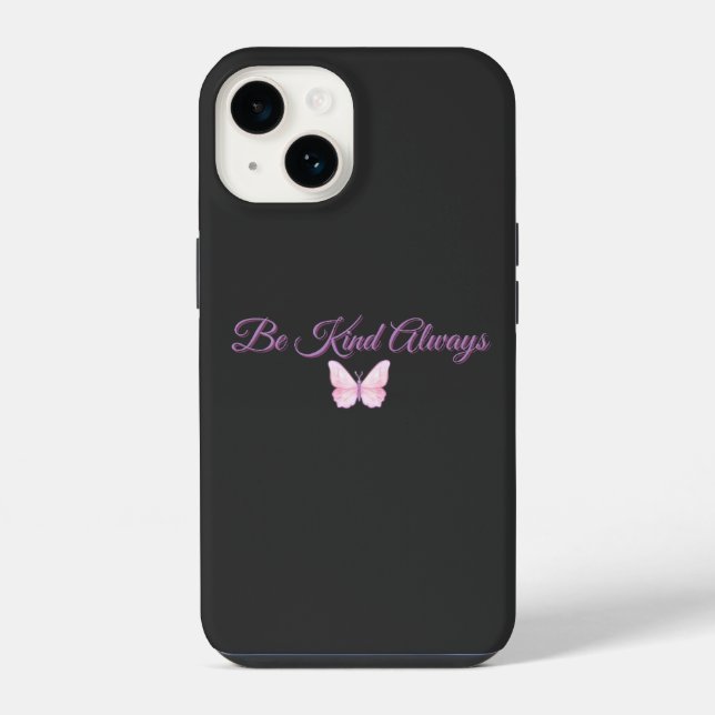Be Kind Always 💖 iPhone Case (Back)