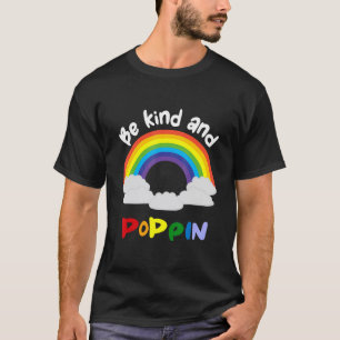 Be Kind And Poppin' Autism Awareness Rainbow Pop I T-Shirt