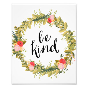 Be Kind   Art Print