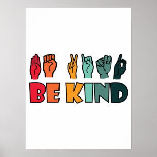 Be Kind ASL American Sign Language
