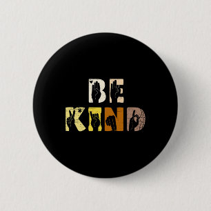 Be Kind Asl Hand Sign Interpreter Sign Language 6 Cm Round Badge