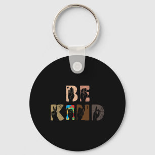 Be Kind Asl Hand Sign Interpreter Sign Language Au Key Ring