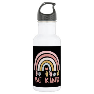 Be Kind ASL III - American Sign Language 532 Ml Water Bottle