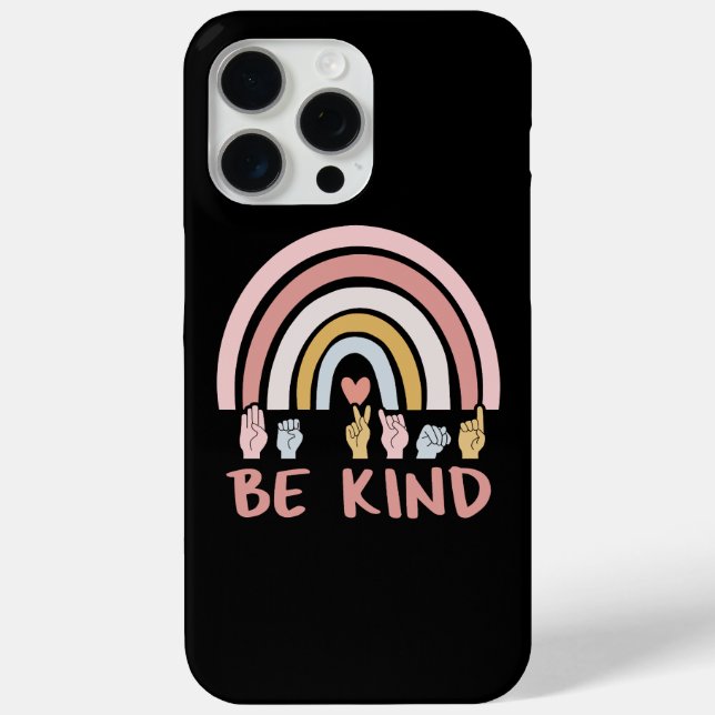 Be Kind ASL III - American Sign Language Case-Mate iPhone Case (Back)
