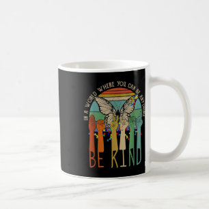 Be Kind Autism Awareness Asl Mum Teacher Kindness  Coffee Mug