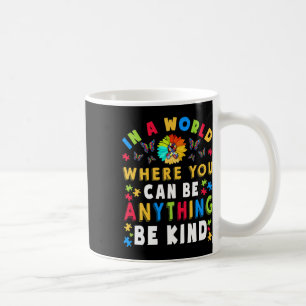 Be Kind Autism Awareness Asl Mum Teacher Kindness Coffee Mug