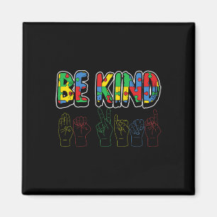 Be Kind Autism Awareness Cute Boys Girls Toddlers Magnet