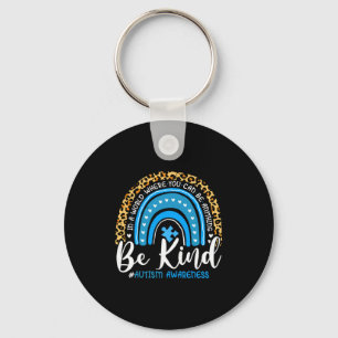 Be Kind Autism Awareness Leopard Choose Kindness R Key Ring