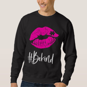 Be Kind  Autism Awareness Puzzle Lips Proud Autism Sweatshirt