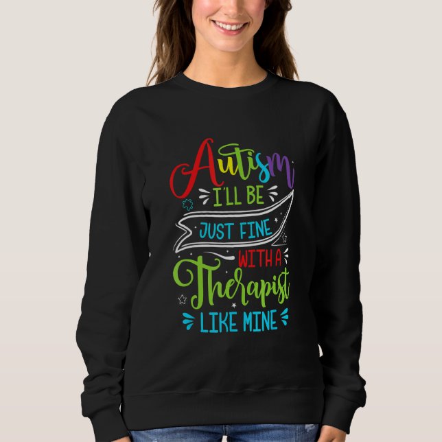 Be Kind Autism Awareness Rainbow Trendy Men Women  Sweatshirt (Front)