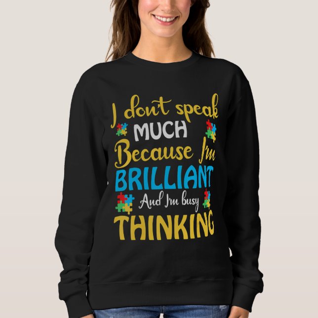 Be Kind Autism Awareness Rainbow Trendy Men Women  Sweatshirt (Front)