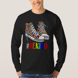 Be Kind Autism Awareness Women Men Puzzle Shoes Au T-Shirt