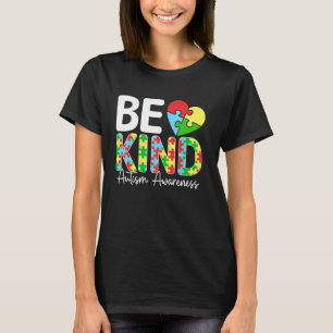 Be Kind Autism Awareness Youth Men Boys Kids Women T-Shirt